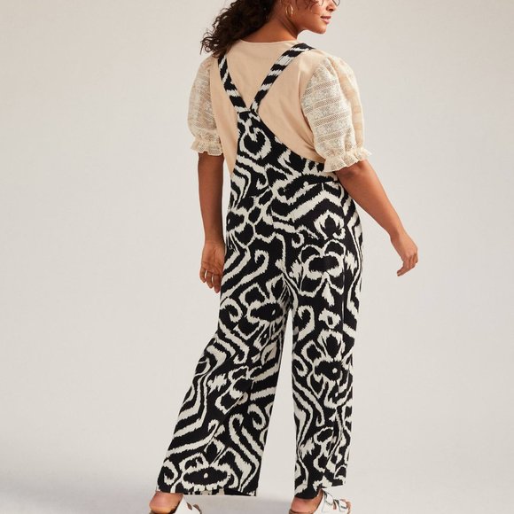 HTF Anthropologie Constance Wide-Leg Overalls - Picture 6 of 8